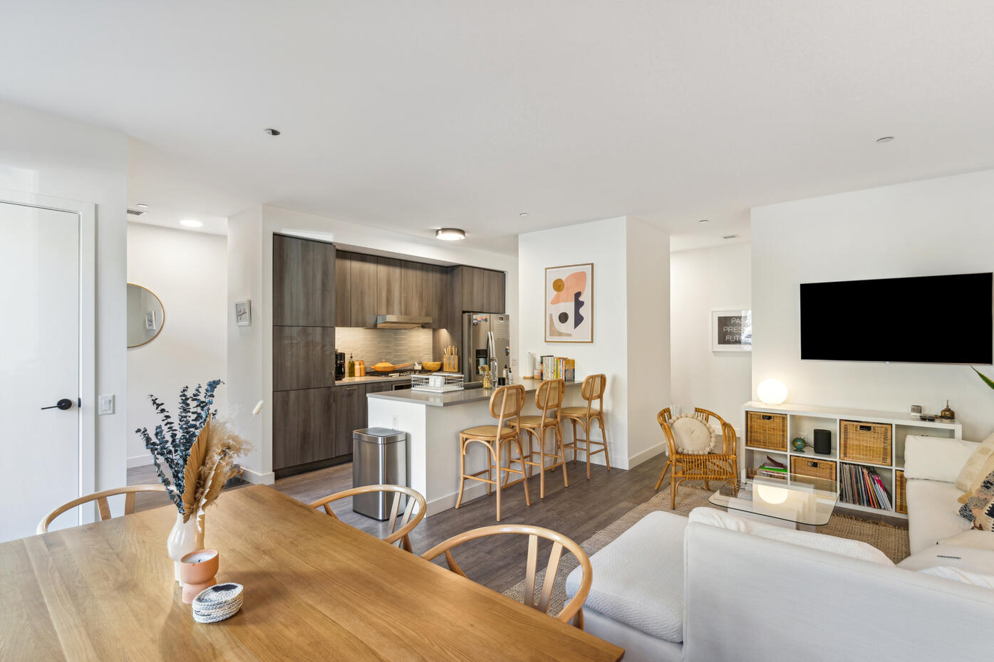 Untitled Open concept kitchen and living room real estate photography Chicago