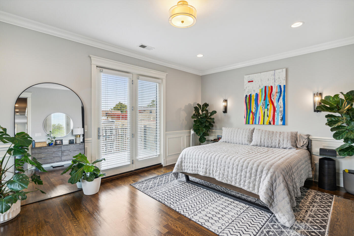 Master bedroom real estate photography Chicago